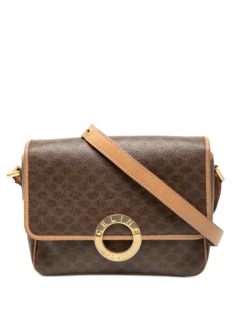 Celine Pre-Owned 2014 Macadam Coated Canvas crossbody bag Brown BKKLVXTUMO2R8HDE