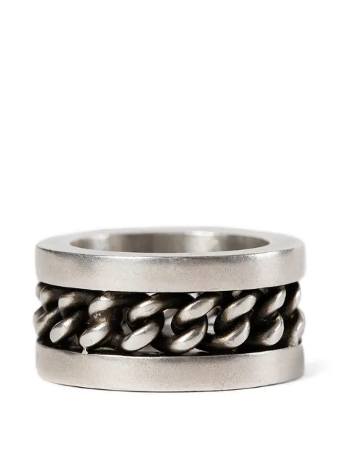 Ann Demeulemeester Marin chain-detail ring Silver B0013706OT018