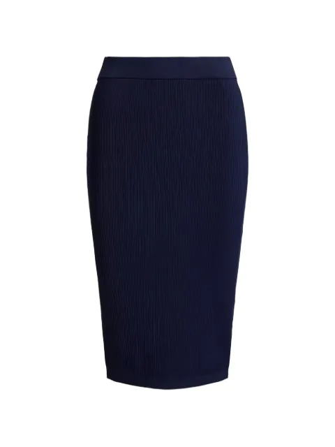 Lauren Ralph Lauren ribbed pencil skirt Blue 200P08766001