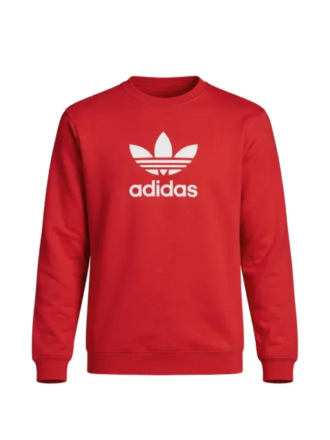 adidas logo-print sweatshirt Red FM9918