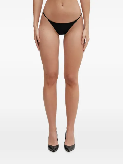 Coperni crystal-logo bikini bottoms Black COPSW01F5021