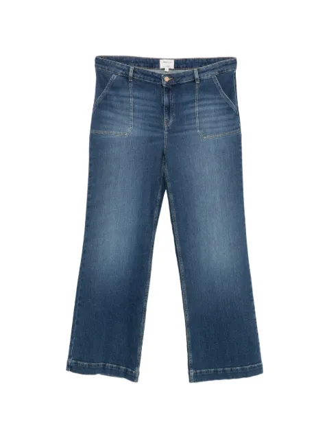 MAISON123 patch-pocket wide-leg jeans Blue 6555763