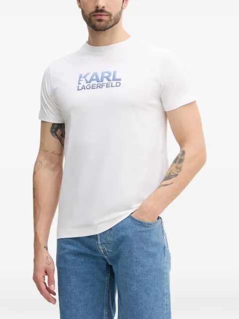 Karl Lagerfeld short-sleeved cotton T-shirt White 755064552241