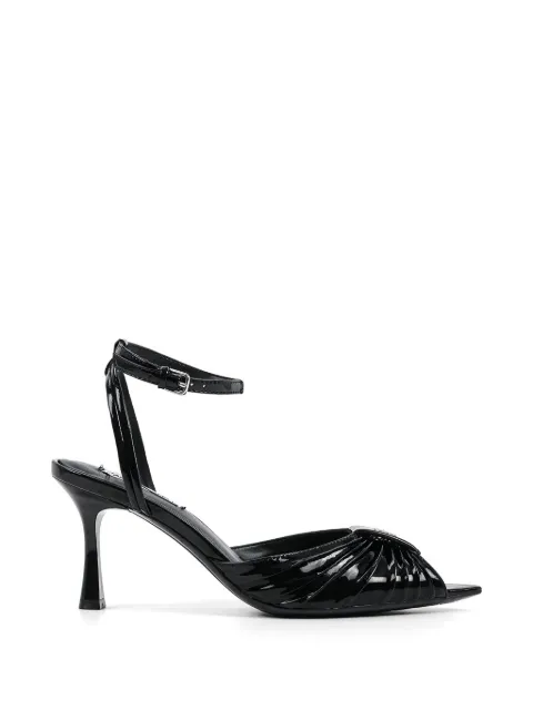 Karl Lagerfeld leather heeled pumps Black KL32703A000