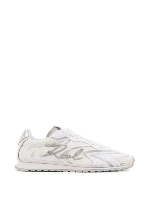 Karl Lagerfeld Venus embroidered low-top sneakers White KL65925