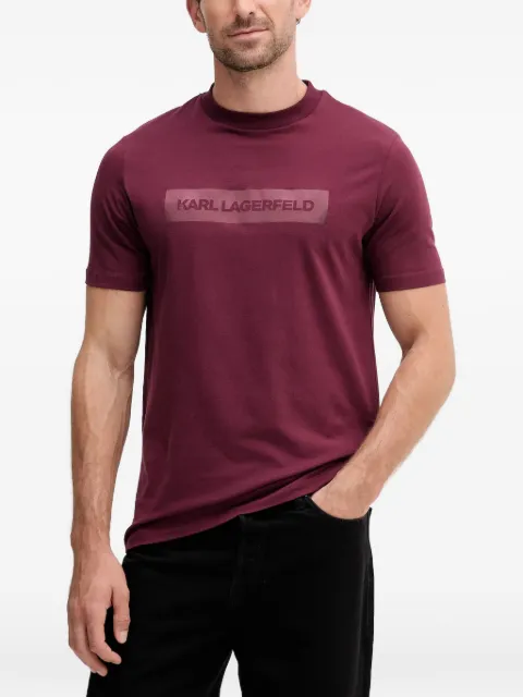 Karl Lagerfeld logo-print t-shirt Red 755035554221