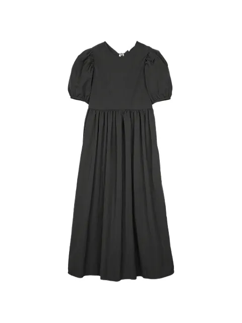 Cecilie Bahnsen CBbodil puffed midi dress Black CBBODILDRESSRECYCLEDTAFFETABLACK