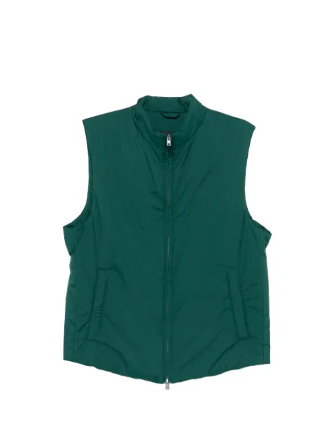 Herno zip sleeveless gilet Green GI000456U12456Z