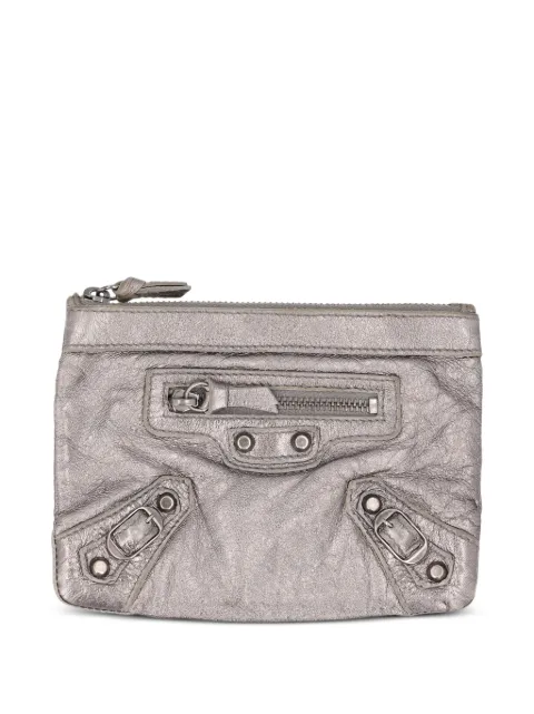 Balenciaga Pre-Owned zipped leather wallet Grey WCV041224133