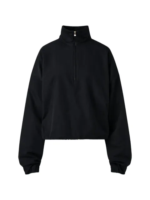 Carven high-neck zip sweatshirt Black 6261K21083
