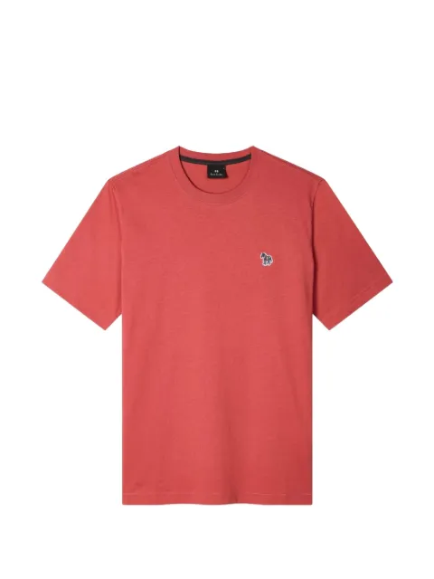 PS Paul Smith embroidered-logo round-neck T-shirt Red M2R011RZV20064