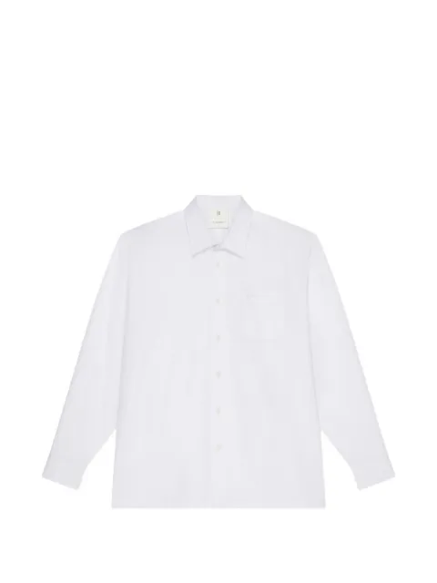 Givenchy long-sleeve pocket shirt White BM610014M6