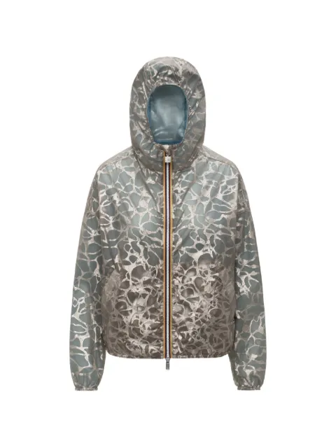K-Way Laurette hooded lightweight jacket Blue K7137JWC0R