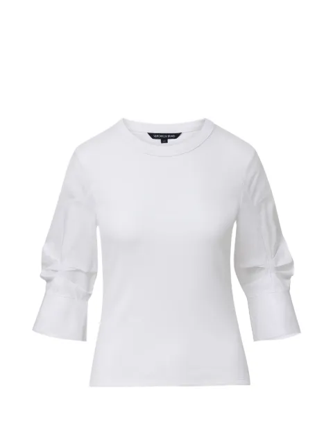 Veronica Beard Junia ruffled-sleeve blouse White J2602JY152T0904