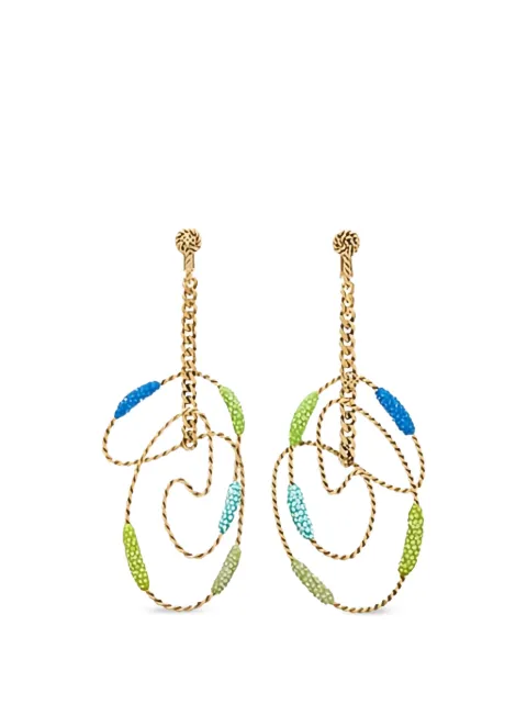 Tory Burch Runway Swirl hoop earrings Gold 180557