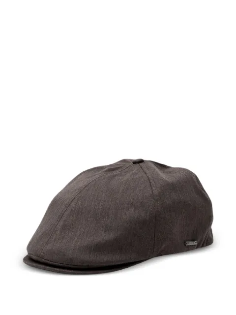BOSS button logo hat Brown 50555498