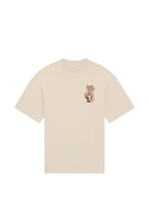 Drôle De Monsieur Vase Havana T-shirt Neutrals KTS308CO002SD