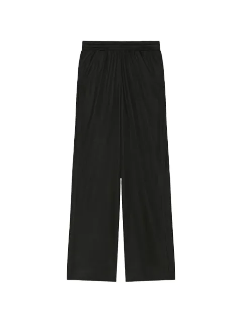 Givenchy elastic-waist wide-legs trousers Black BM51EM3YJT