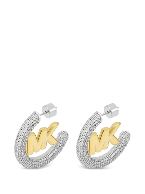 Michael Kors logo-embellishment earrings Silver MKJ8561931