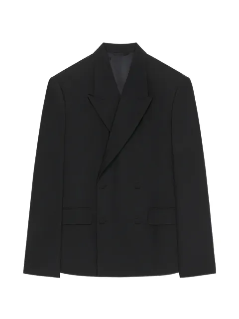 Givenchy Peak-lapel double-breasted blazer Black BM30FM14DL