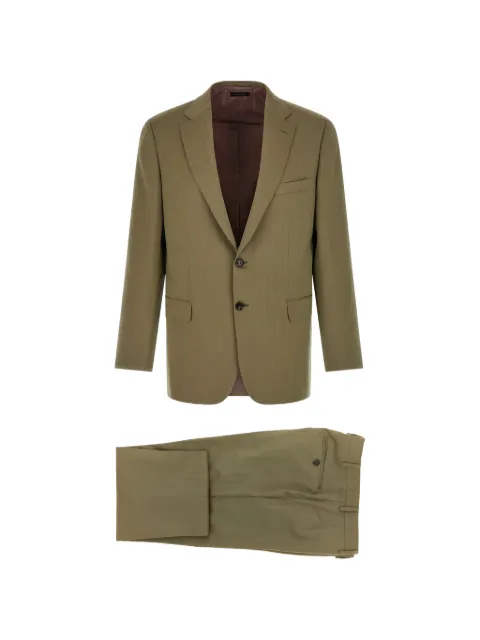 Brioni Brunico single-breasted suit Brown RA001DP3B0W3300