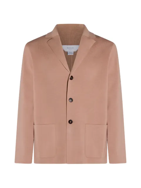 Malo patch-pocket blazer Neutrals UXN038F3C19E3600