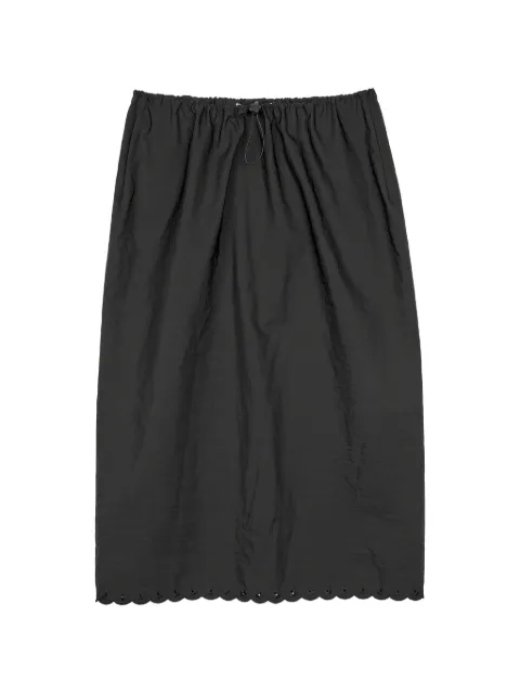 Cecilie Bahnsen Bria embroidered taffeta mid skirt Black CBBRIASKIRTEMBROIDEREDTAFFETABLACK