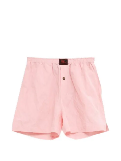 Willy Chavarria logo-patch boxers Pink WCUND0017