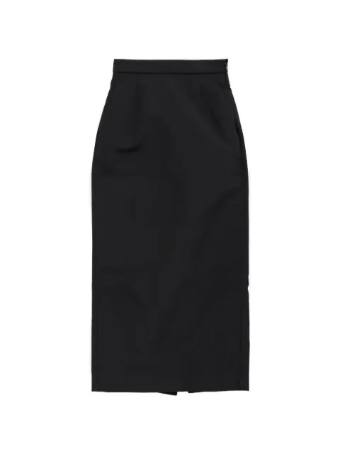 Willy Chavarria slit skirt Black WCSKT0025