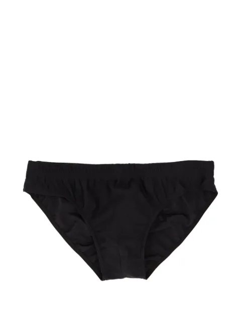 Moschino Pre-Owned logo swim trunks Black WCV25082627
