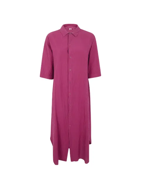 Labo Art button textured dress Pink ACCAROCK