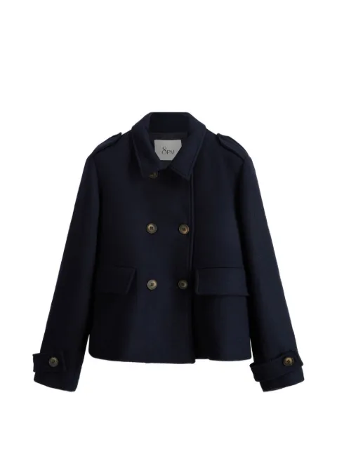 8pm double-breasted jacket Blue D8PM52K151