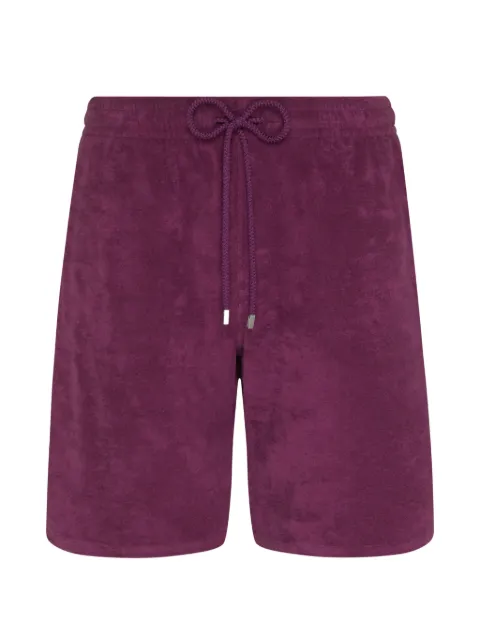Vilebrequin drawstring terry bermuda shorts Purple BOLAQ100