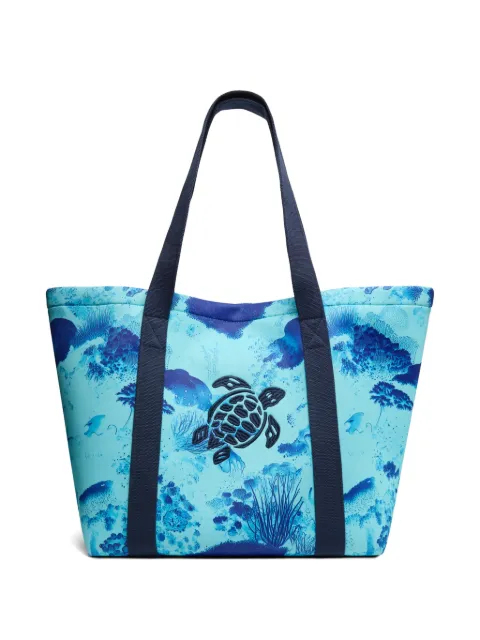 Vilebrequin printed beach bag Blue BSBE0238