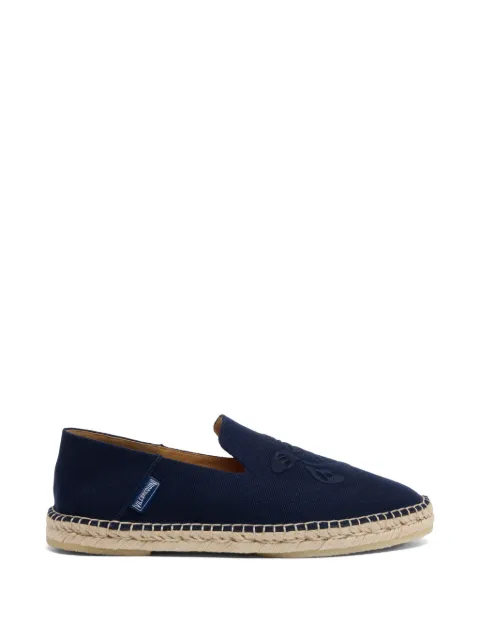 Vilebrequin embroidered turtle boat shoes Blue CVEE5400