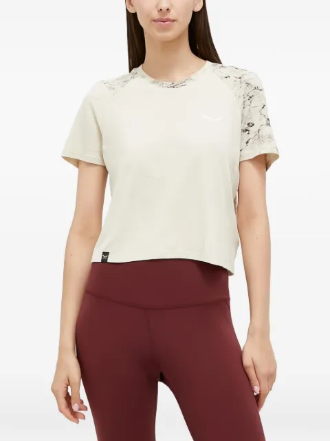 Salewa pattern short-sleeve T-shirt Neutrals 000000028549