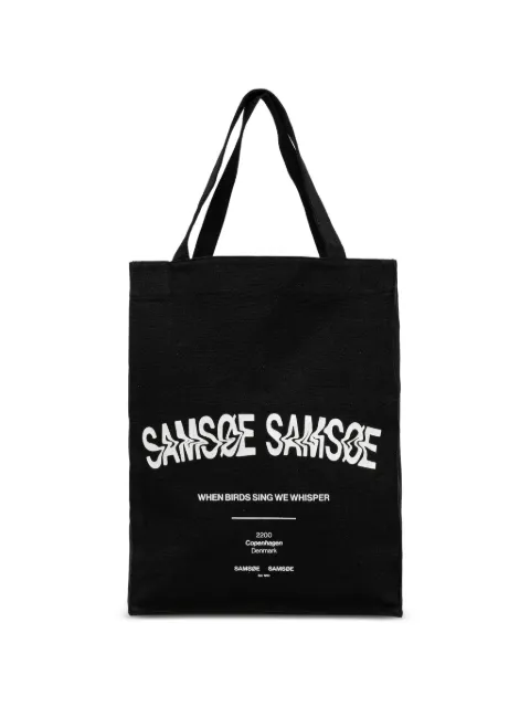 SAMSOE SAMSOE Saprint zip-pocket tote bag Black U25200001