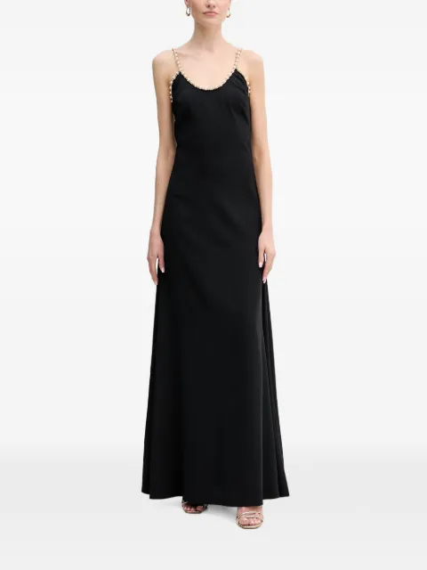 Silvian Heach strap-embellished maxi dress Black GPP26070VE
