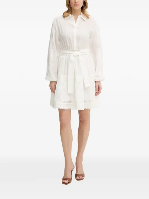 Silvian Heach belted midi dress White GPP26260VE