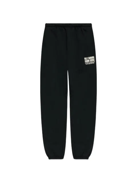 Willy Chavarria logo trousers Black WCJSY0183