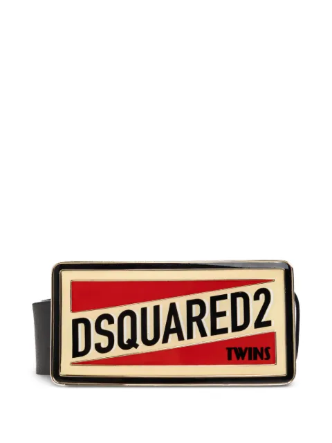 DSQUARED2 logo plaque belt Black BEM070412900001