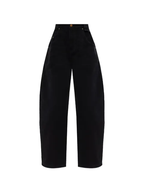 Willy Chavarria label denim trousers Black WCDNM0012001