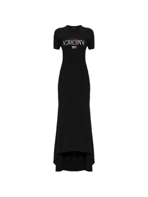 Willy Chavarria Welcome To America dress Black WCJSY0273