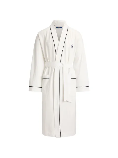 Polo Ralph Lauren Pony piping robe White 714899677009