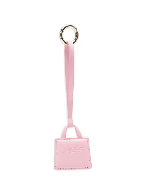 MC2 Saint Barth Bag logo-debossed bag charm Pink BCHARM01