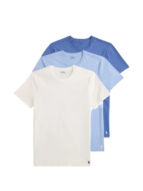 Polo Ralph Lauren embroidered Pony 3-pack T-shirts White 714830304052
