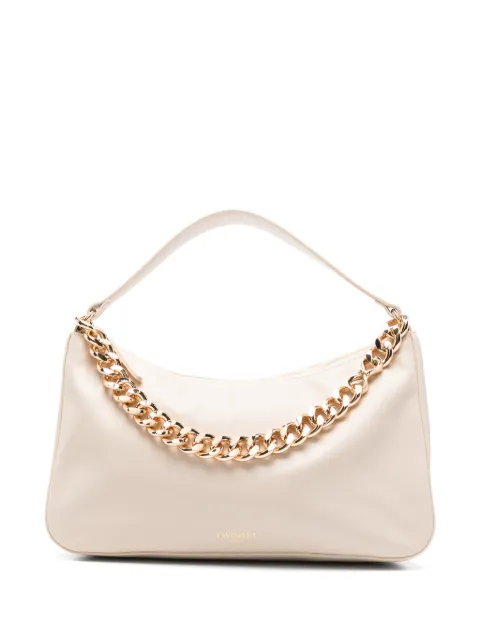 TWINSET chain-detailed shoulder bag Neutrals 261TB7011