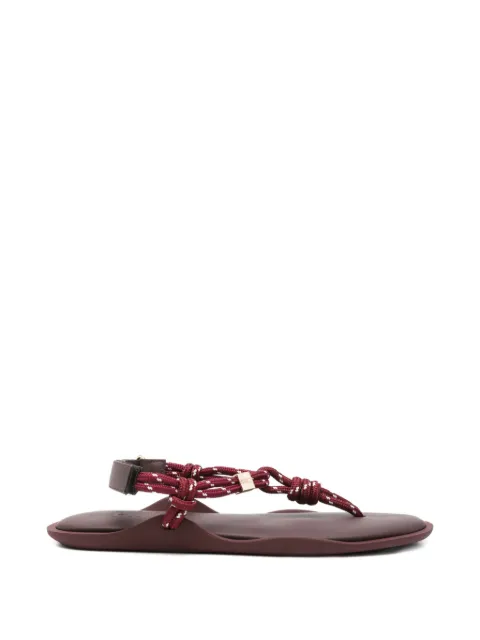 Flòwze Fló Monocolor rope sandals Red FLOMONOCOLOR
