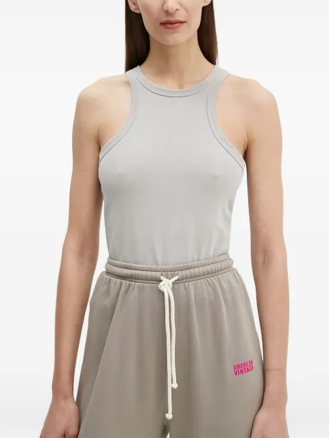 SAMSOE SAMSOE crew-neck tank top Grey F23300037