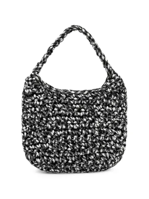 SAMSOE SAMSOE knotted woven tote bag Black F25100106